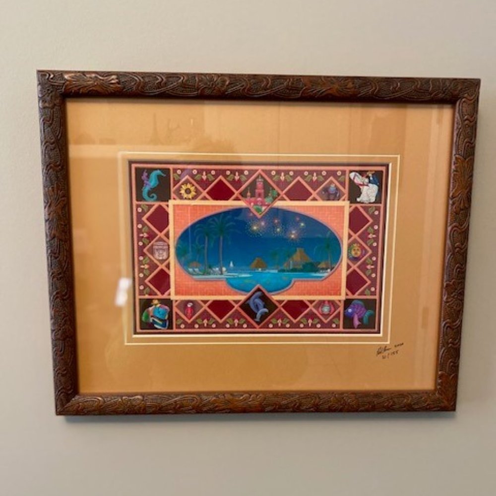 Mexican Framed Art (numbered and signed by the artist)